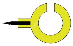 5 mm kısa destekli izolatör, 25'li