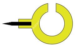 5 mm kısa destekli izolatör, 25'li