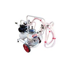 SM 750 KK tek güğüm çift sağım alüminyum güğümlü damlama yağlı süt sağım makinesi, keçi için