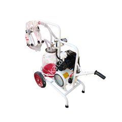 SM 750 KK tek güğüm çift sağım şeffaf güğümlü damlama yağlı süt sağım makinesi, keçi için