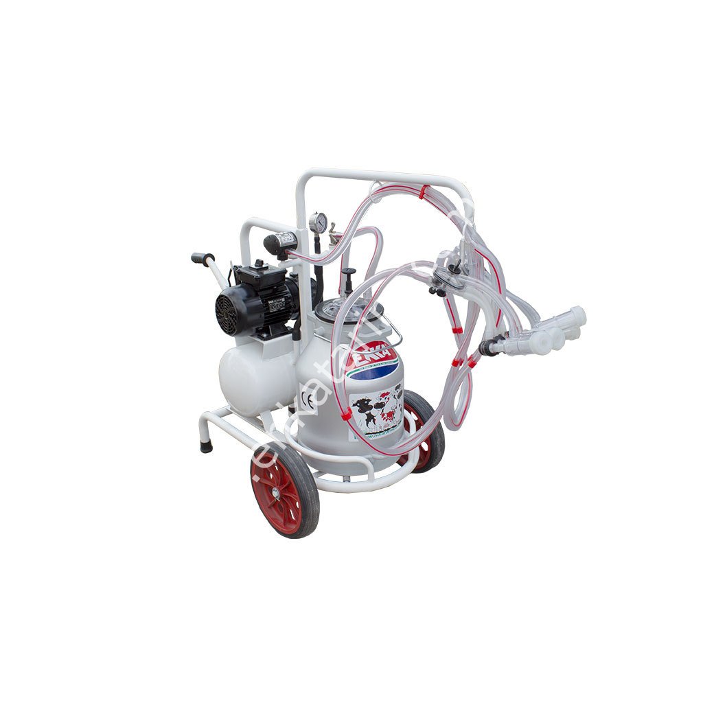 SM 750 KK tek güğüm çift sağım alüminyum güğümlü kuru süt sağım makinesi, koyun için