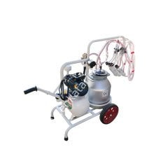 SM 750 KK tek güğüm çift sağım alüminyum güğümlü damlama yağlı süt sağım makinesi, koyun için