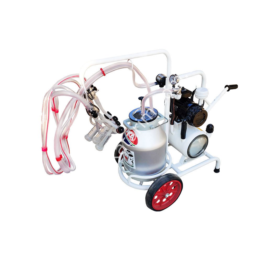 SM 750 KK tek güğüm çift sağım alüminyum güğümlü damlama yağlı süt sağım makinesi, koyun için