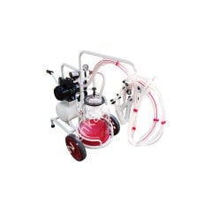 SM 750 KK tek güğüm çift sağım şeffaf güğümlü damlama yağlı süt sağım makinesi, koyun için