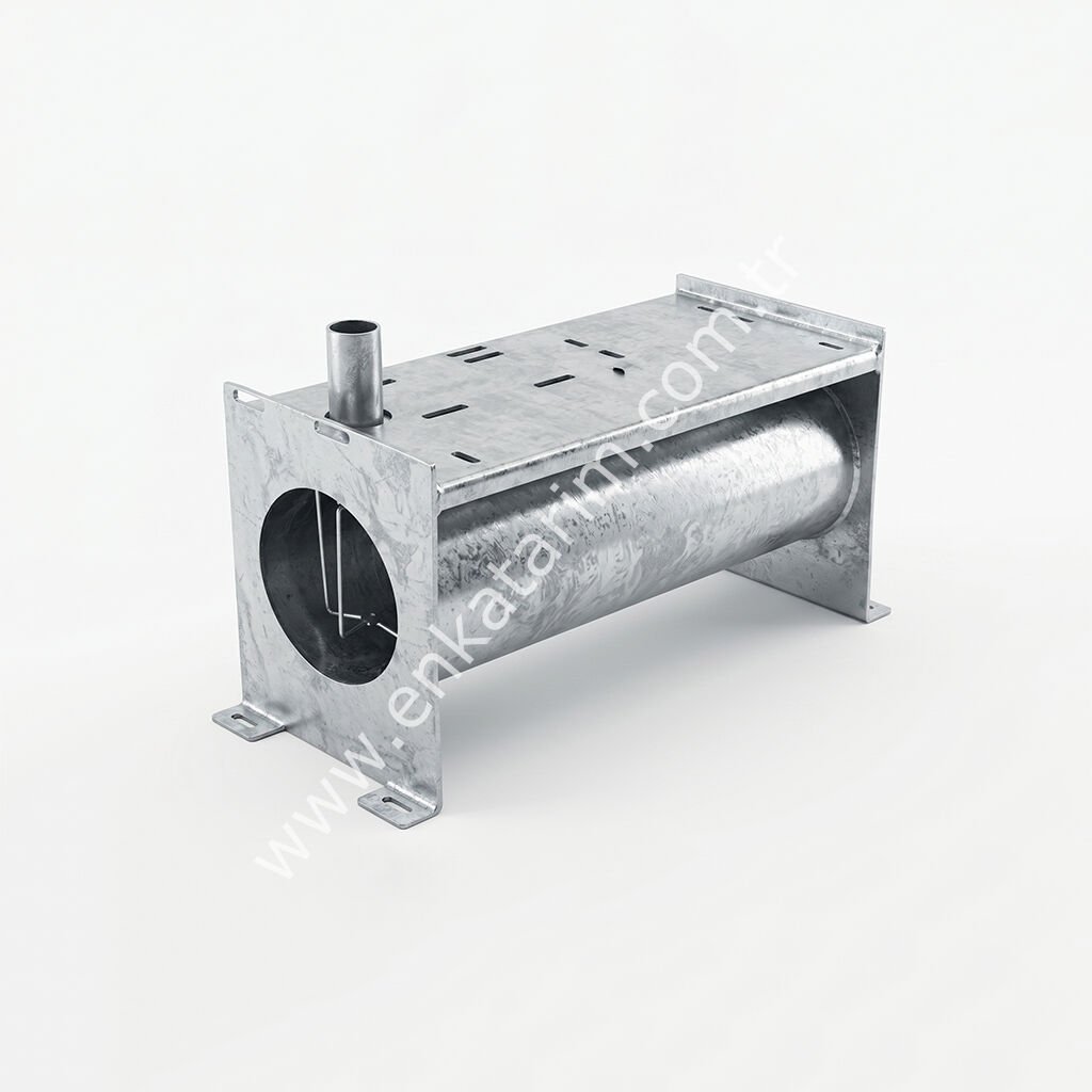 500 lt/dk vakum pompası için galvanizli vakum kazanı
