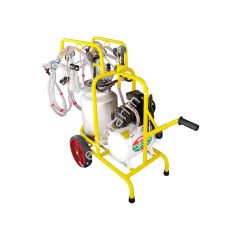 SM 250 KK tek güğüm dört sağım alüminyum güğümlü turbo yağlı süt sağım makinesi, keçi için