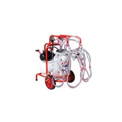 SM 250 KK tek güğüm dört sağım alüminyum güğümlü kuru süt sağım makinesi, koyun için