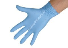 M beden tek kullanımlık 5.5 mil nitril eldiven, 100 adet
