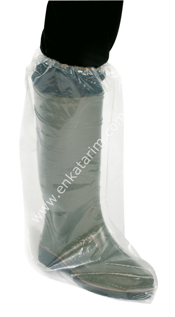 40 cm tek kullanımlık galoş çizme, 100 adet