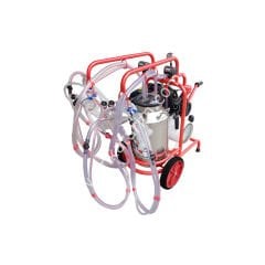 SM 250 KK tek güğüm dört sağım krom güğümlü benzin motorlu kuru süt sağım makinesi, keçi için