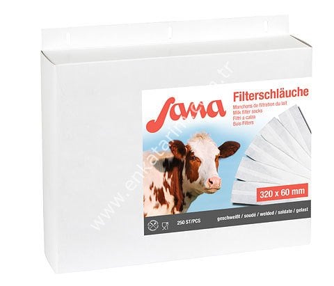 Sana 620 x 57 mm kağıt sağımhane süt filtresi, 250 adet / paket