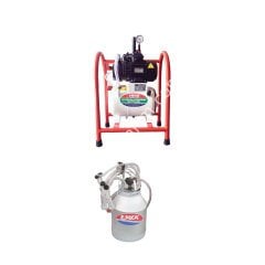 SM 850 KK tek güğüm çift sağım alüminyum güğümlü turbo yağlı süt sağım makinesi, keçi için