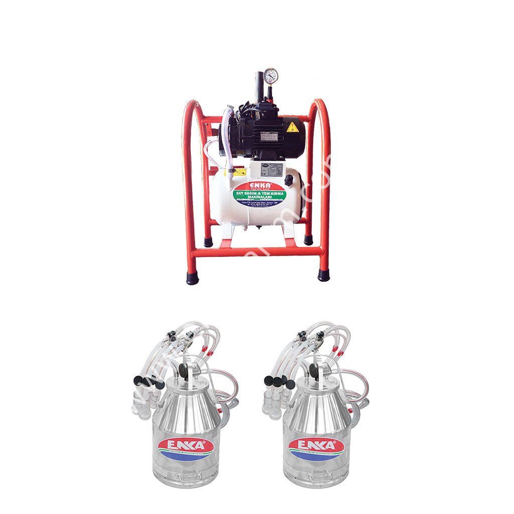 SM 800 KK çift güğüm dört sağım krom güğümlü turbo yağlı süt sağım makinesi, keçi için