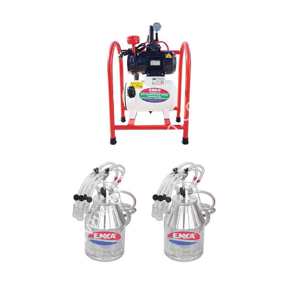SM 800 KK çift güğüm dört sağım krom güğümlü kuru süt sağım makinesi, koyun için