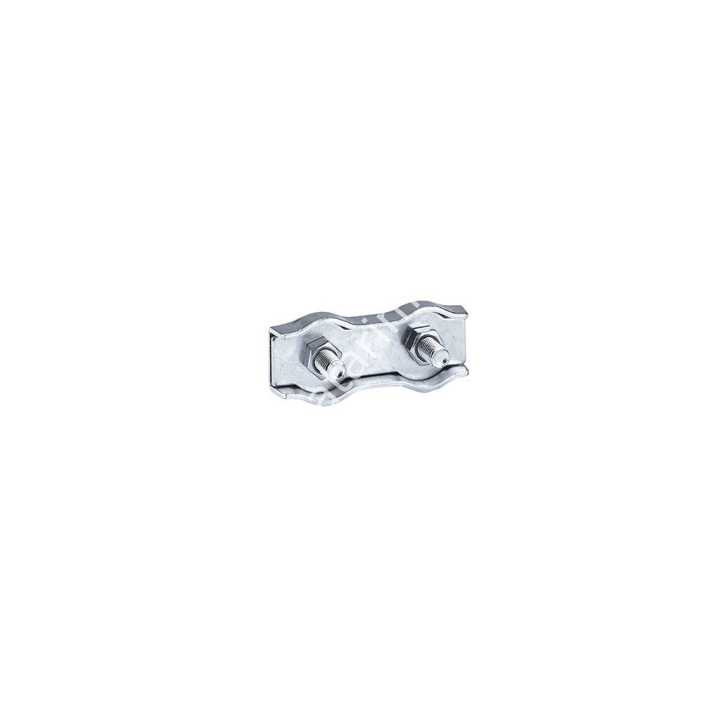 Ø 6 mm ipler için çit ipi birleştirme parçası, krom, 10'lu