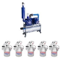 Koyun için VPG 505 5 krom güğümlü süt sağım sistemi