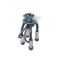 Uzun kauçuk memelikli krom kılıflı Ø 27 mm 250 ccm inek pençeli inek sağım demedi