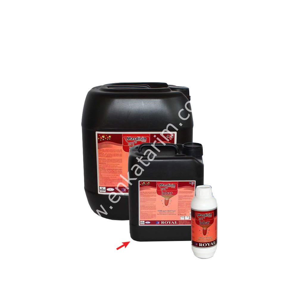 Masdisin Iobar Teatiodine sağım sonrası mastitis önleyici iyot bazlı dezenfektan 5500 ppm, 5 lt