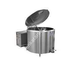 600 lt açık tip, monofaze 2 sağım süt soğutma tankı