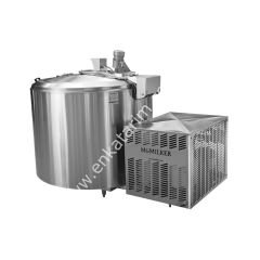 800 lt açık tip, trifaze 2 sağım süt soğutma tankı