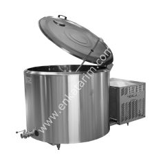 1030 lt açık tip, trifaze 2 sağım süt soğutma tankı