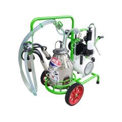 SM 750 tek güğüm tek sağım krom güğümlü damlama yağlı süt sağım makinesi, inek için