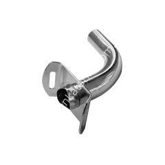 Ø 51 - 70 mm 14 x 16 mm kelepçeli 90° paslanmaz süt girişi