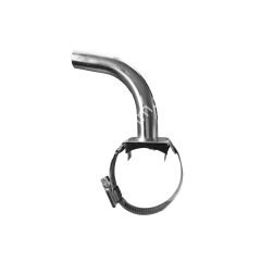 Ø 31 - 52 mm 16 x 18 mm kelepçeli 90° paslanmaz süt girişi