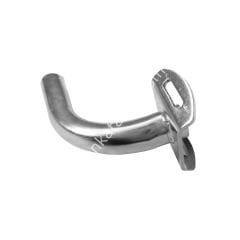 Ø 31 - 52 mm 14 x 16 mm 90° boruya paralel paslanmaz süt girişi