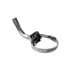 Ø 31 - 52 mm 16 x 18 mm 90° boruya paralel paslanmaz süt girişi