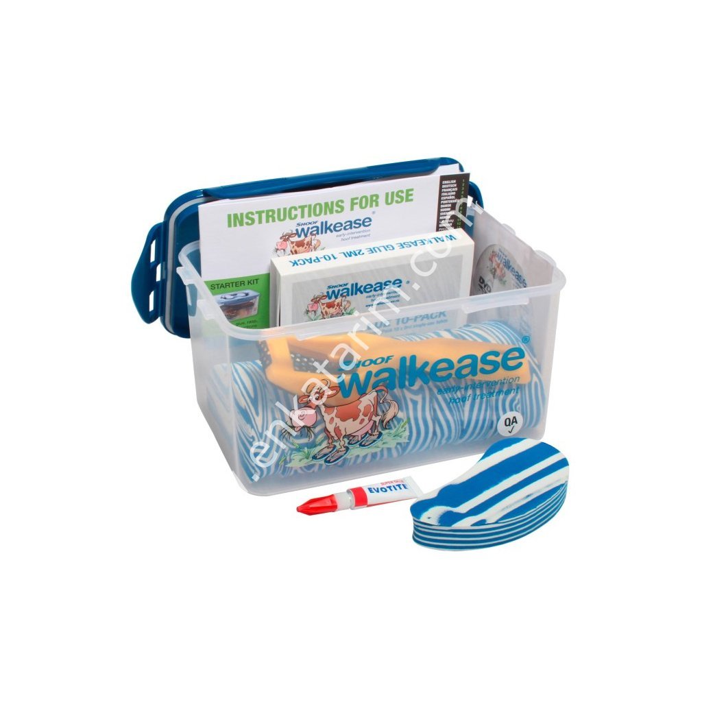 Walkease ayak bakım seti, L beden, tam başlangıç seti 10'lu