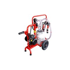 SM 700 Kompakt Mini tek güğüm tek sağım alüminyum güğümlü kuru süt sağım makinesi, inek için, kompakt