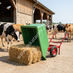 Fırın boyalı şaseli çok amaçlı devirmeli el arabası, 300 kg
