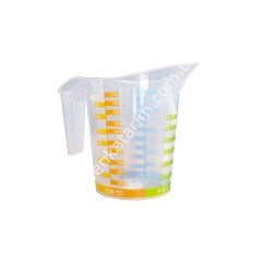 1 lt çoklu skalalı plastik ölçme kabı