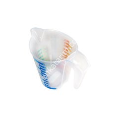 1 lt çoklu skalalı plastik ölçme kabı
