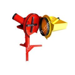 550 kg/saat kapasiteli 3 Hp yem kırma makinesi, üç ayaklı