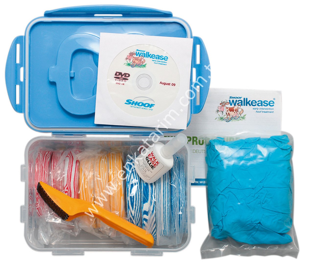 Walkease ayak bakım seti, M beden, tam başlangıç seti 10'lu