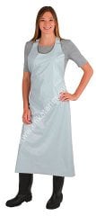 120 x 90 cm Keron hijyenik sağımcı önlüğü, beyaz