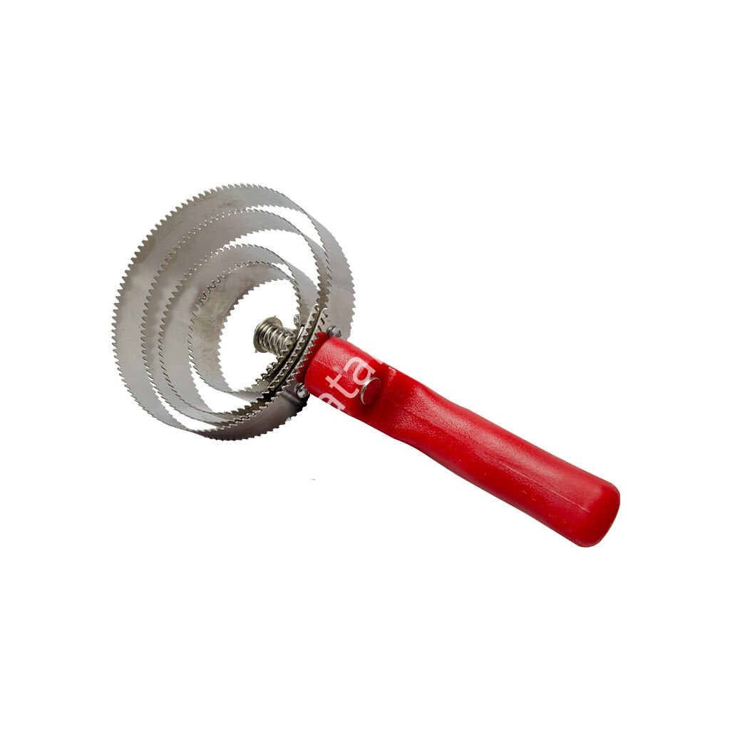 4 sıralı spiral metal tımar aleti, at ve inek için