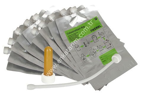10'lu ColostroStart ağız sütü saklama seti (10 tane colostrum torbası + 1 tane emzirme sondası + 1 tane emzik)