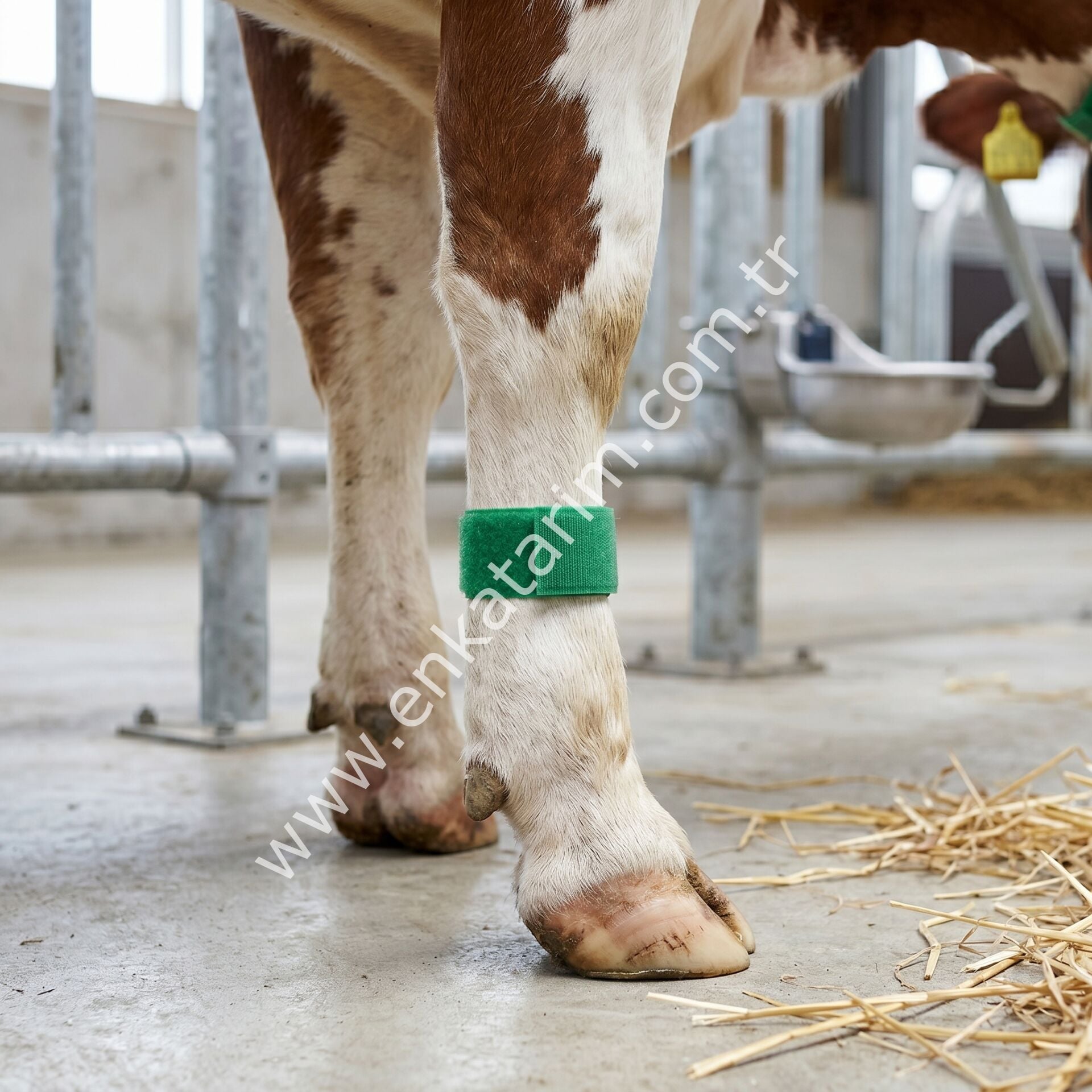 Fetlock yeşil cırtlı ayak işaretleme bandı, 10'lu