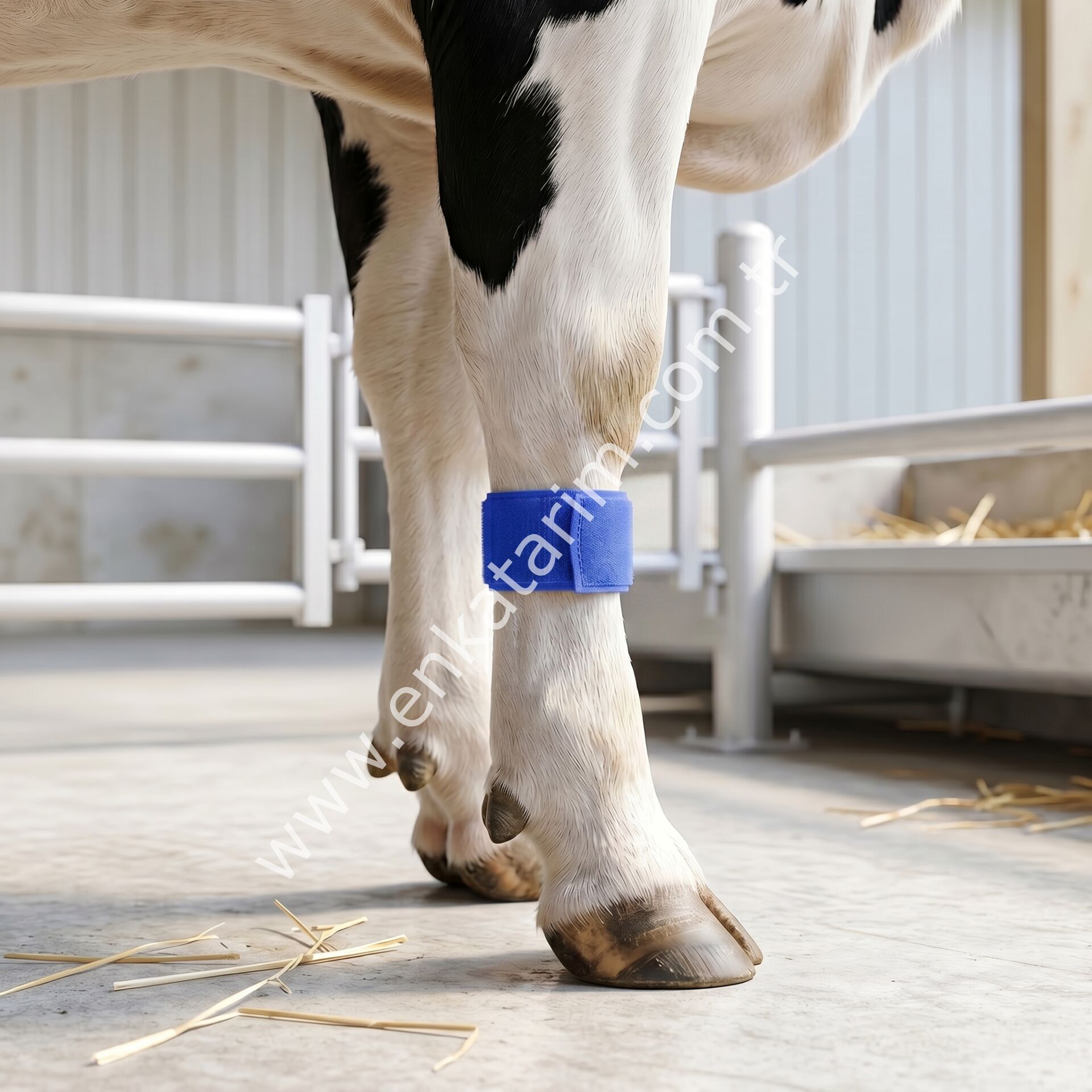 Fetlock mavi cırtlı ayak işaretleme bandı, 10'lu