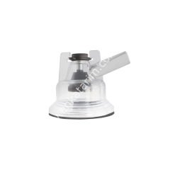 Malzemeli şeffaf kapak, 160 ccm inek pençesi için