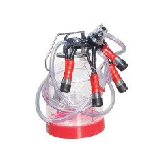 İnek için 30 lt şeffaf güğümlü sağım ünitesi