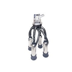 Kısa kauçuk memelikli krom kılıflı Ø 27 mm 160 ccm inek pençeli inek sağım demedi
