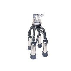 Kısa kauçuk memelikli krom kılıflı Ø 27 mm 160 ccm inek pençeli inek sağım demedi