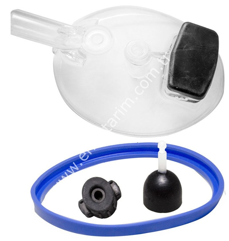 Malzemeli kapak, 250 ccm ve 340 ccm inek pençesi için