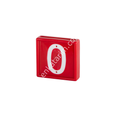 0 numara işaretleme numarası, kırmızı