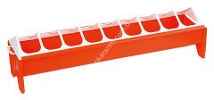 50 x 12 cm plastik tavuk yemliği