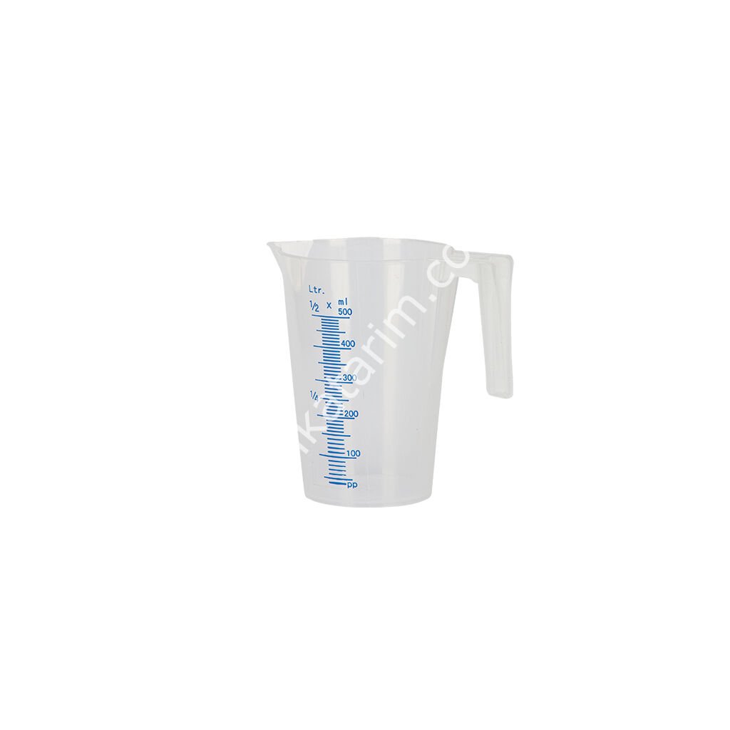 0.5 lt plastik ölçme kabı